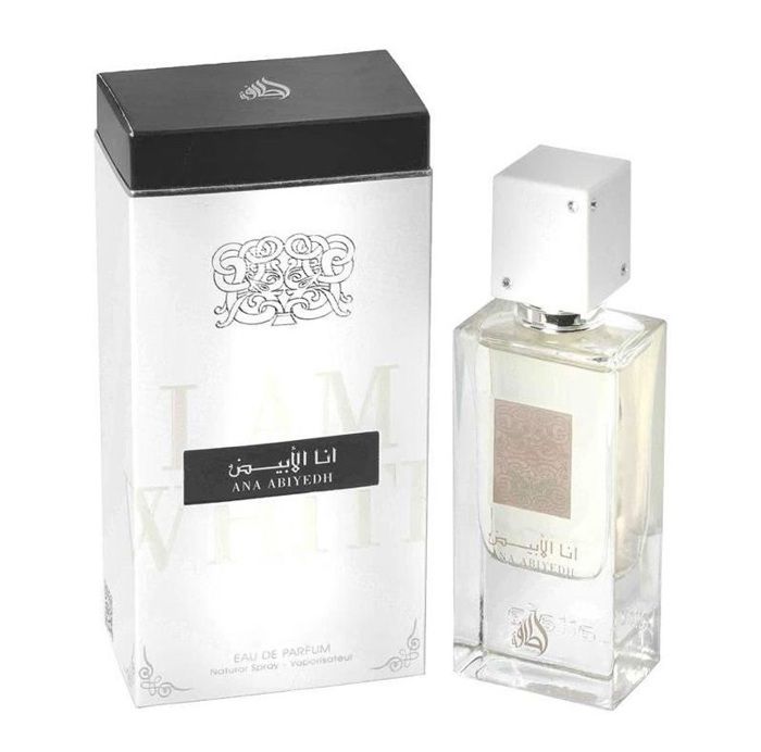 Lattafa Ana Al Abiyedh Eau de Parfum, vanille, safran - 60ml - Madi In U.A.E