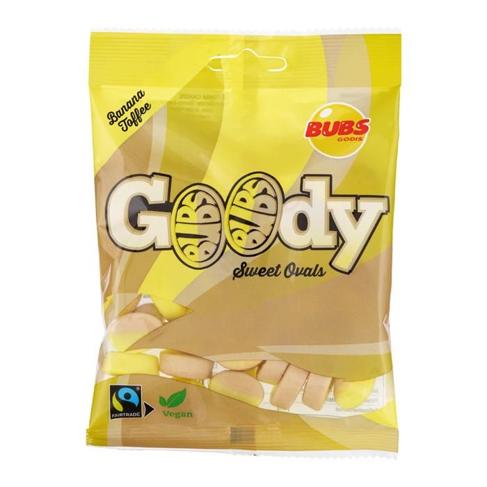 Bubs Goody Banana Sweet Ovals 90gr