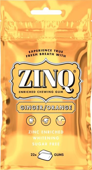 Chewing Gum- ZINQ - Ginger-Orange