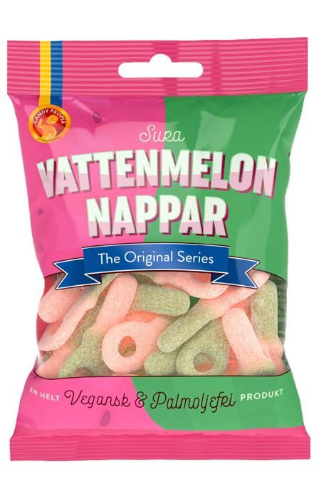 Bonbons Sura Vattenmelonnappar 18x80g