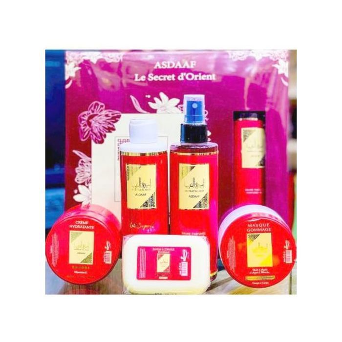Asdaaf Perfumes Coffret Parfum Amerat Al Arab Le Secret D'orient 5 Pièces