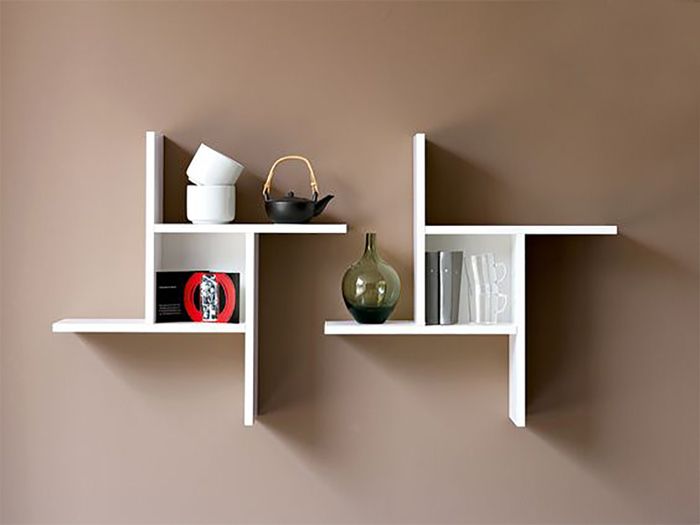 ETAGERE INFINI BLANC 47X47X10 CM