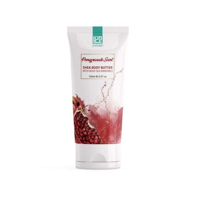 Juman Crème hydratante au beurre de karité, grenade et sel de la Mer Morte 150 ml