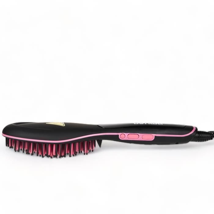 Brosse lissante - Denwa - HSB-320 - 47W - Picots en céramique - Conception ergonomique