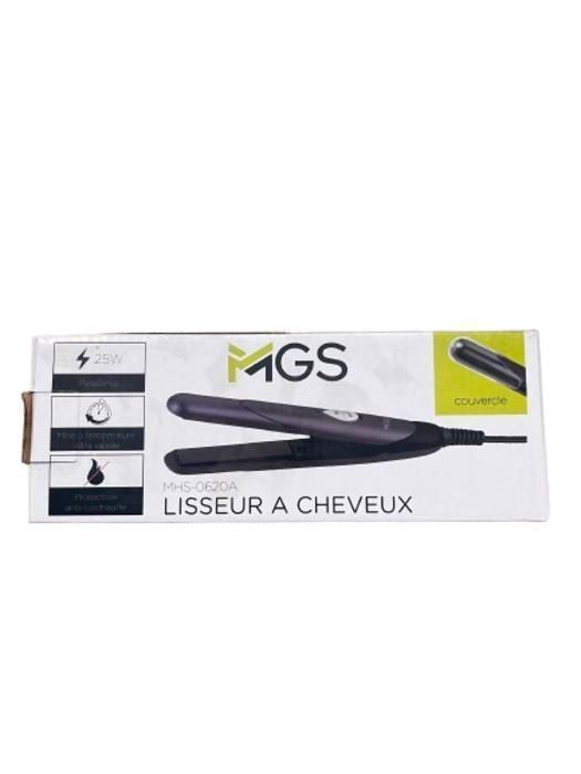 Lisseur à Cheveux MGS MHS-0620A – 25 W – Design Ergonomique – Noir