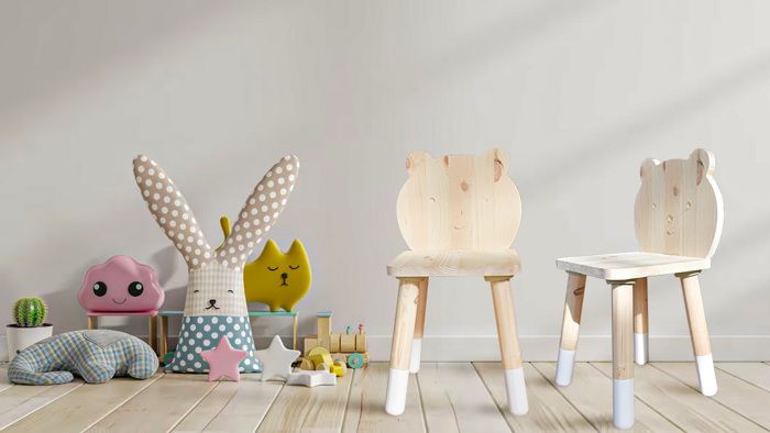 KIDS - CHAISE OURS DIM 25X25X51 CM