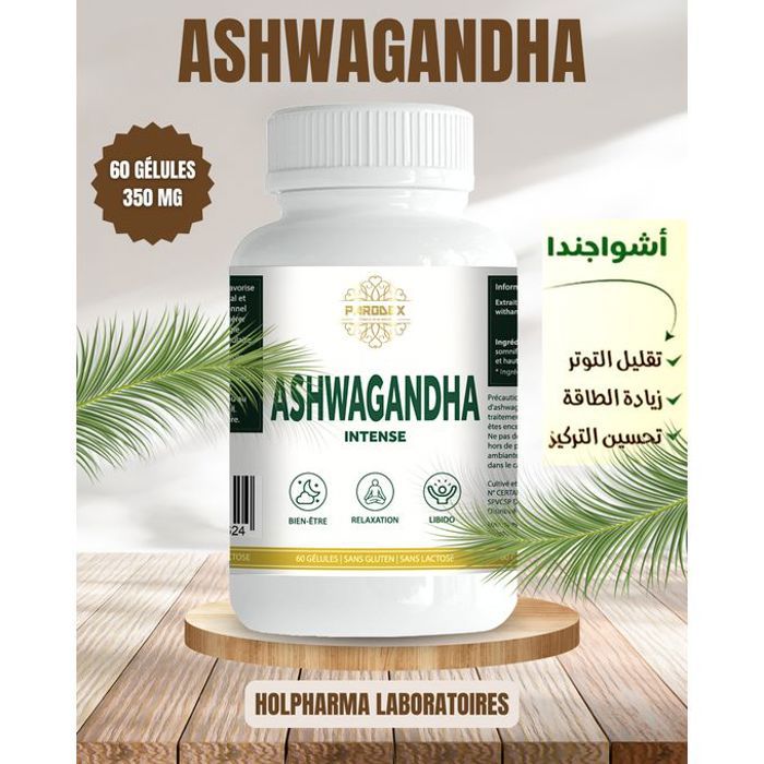 Ashwagandha Anti-stress, Sommeil, Énergie, Bien-Être