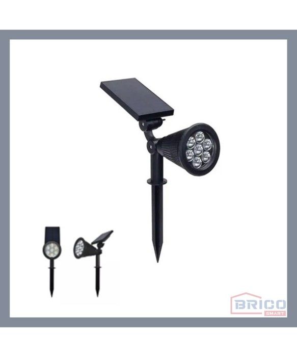PIQUET DE JARDIN LED SOLAIRE 7W 6500K