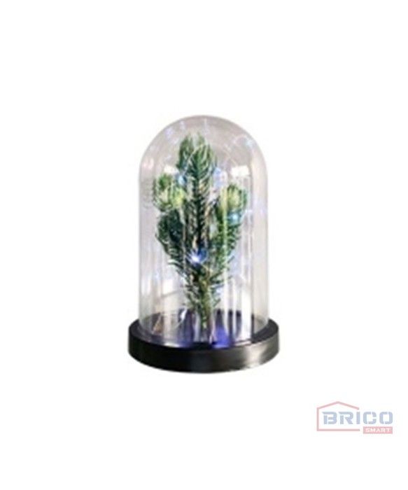FLEURS ARTIFICIELLES EN CLOCHE LUMINEUX