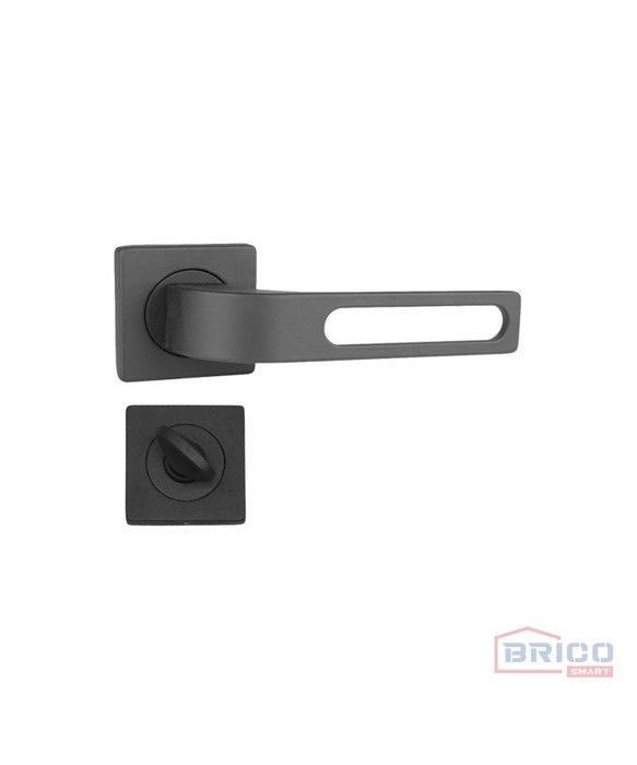 POIGNEE ROSACE "MAXIM" - NOIR-SALLE DE BAIN