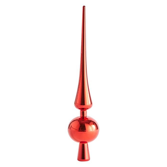 TETE DE SAPIN FORME CLASSIQUE 28,5 CM 6ASSRT CLR