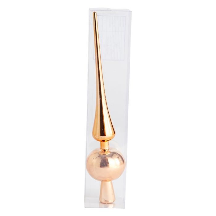 TETE DE SAPIN FORME CLASSIQUE 28,5 CM 6ASSRT CLR