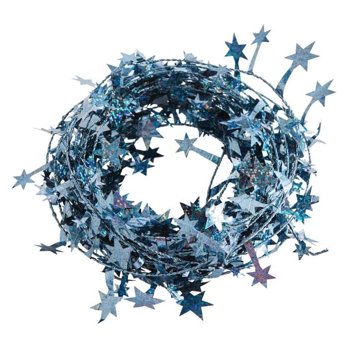 GUIRLANDE AVEC DES PERLES BLEU/7CM