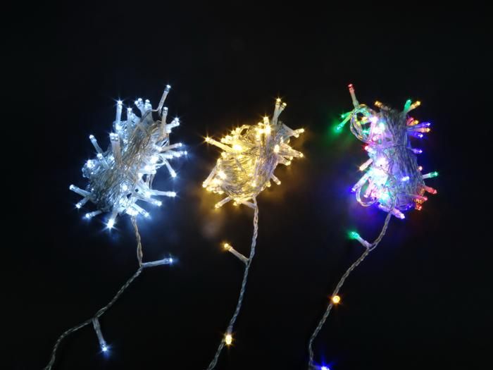 GUIRLANDE 80LED BLANC PUR TRANSFO EXT