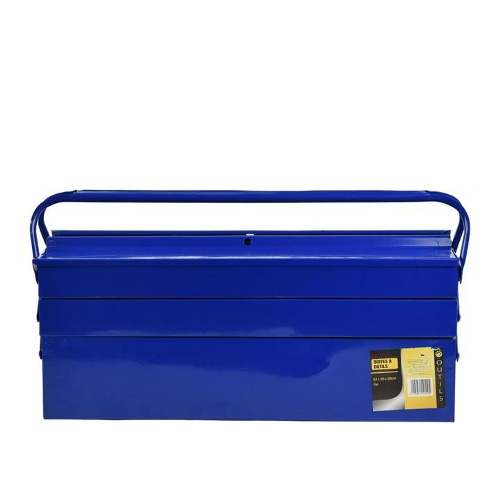 BOITE A OUTILS METAL BLEU