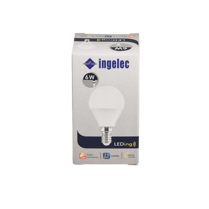 LAMPE  LED GLOBE 6W E14 LEDG06E14J