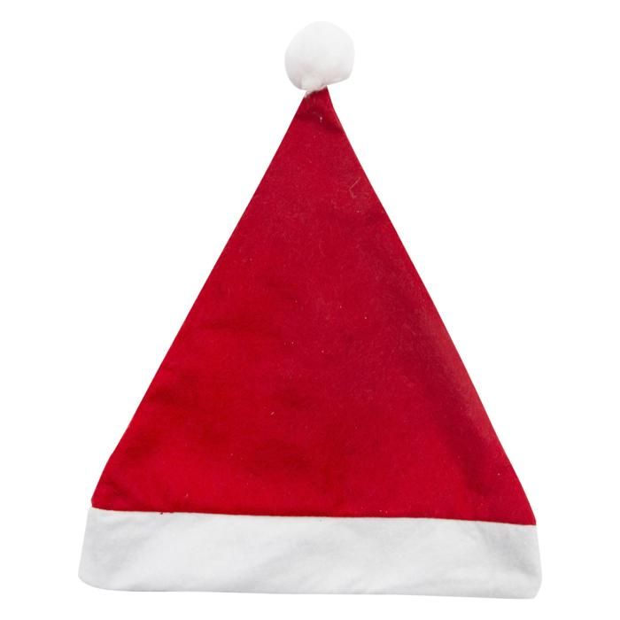 Chapeau de Noël rouge pour adulte — 30 × 38 cm