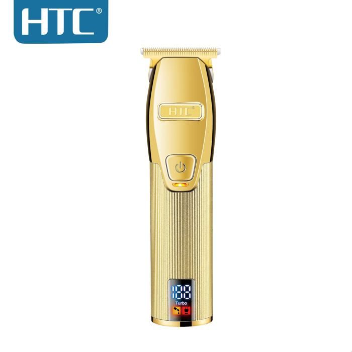 Tondeuse Barber À Cheveux HTC AT-566 Entièrement Métal Corps Tondeuses À Cheveux Pour Hommes Sans Fil T-Blade