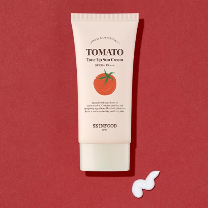 SKINFOOD Crème Solaire Tonifiante Tomate SPF50+ PA++ 50ml