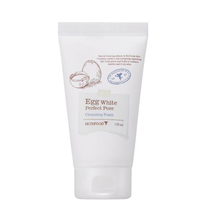 SKINFOOD MOUSSE NETTOYANTE PARFAITE POUR LES PORES AU BLANC D'ŒUF 150ml