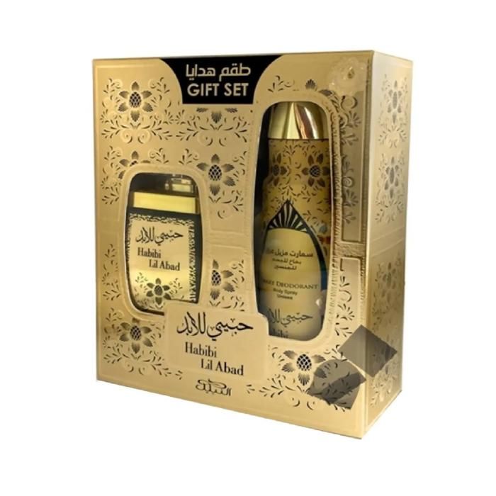 Habibi Lil Abad coffret cadeau spray 100 ML et déodorant 200 ML
