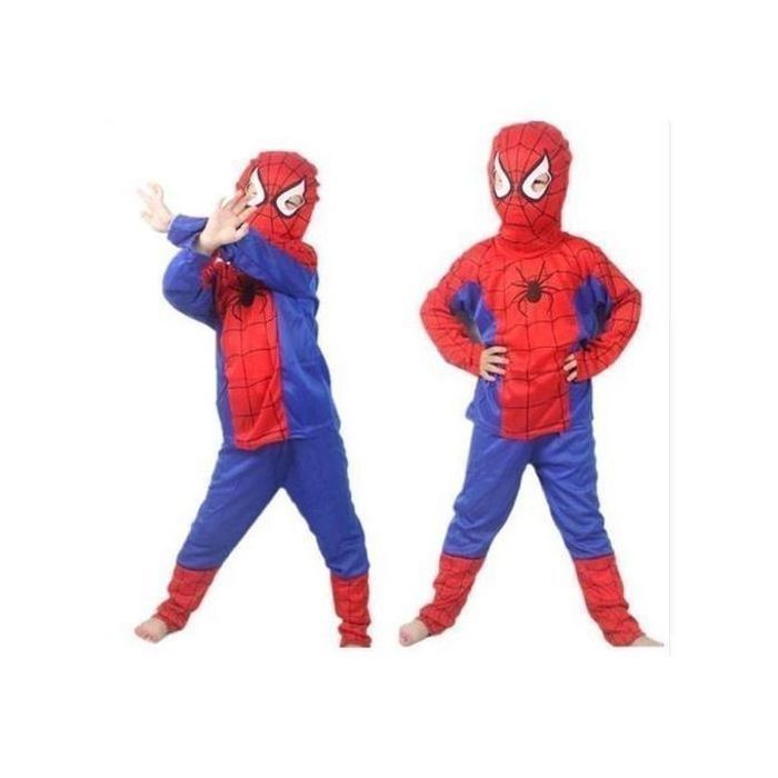 Déguisement Spiderman-LARGE-(6-8 ans)