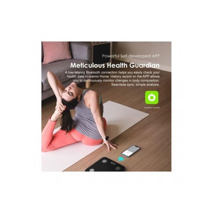 Oraimo SmartScale 18 mesures de remise en forme clés balance de poids de graisse corporelle