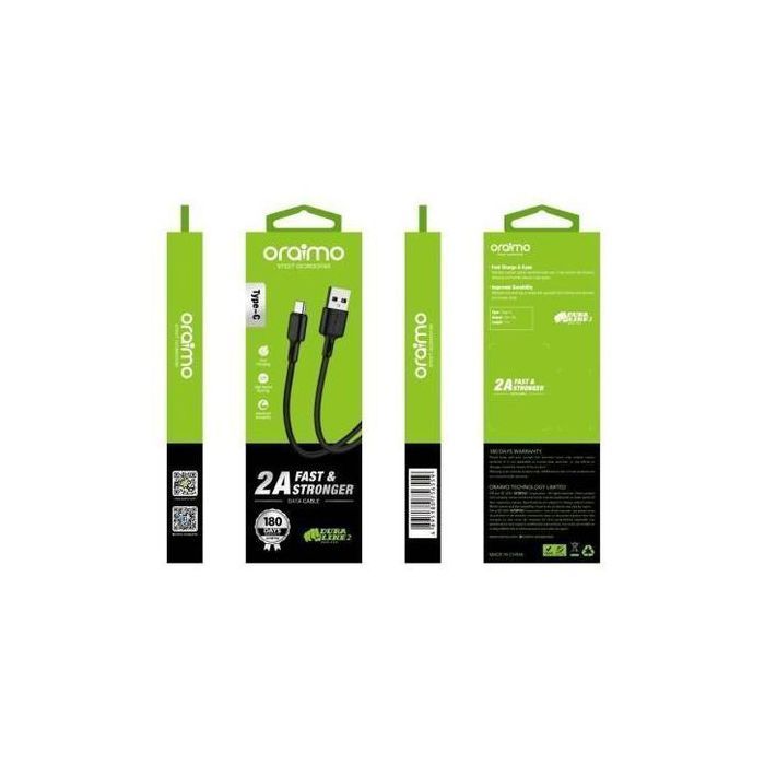 Oraimo Cable USB DURALINE2 OCD-C53 DATA TYPE-C FAST CHARGING