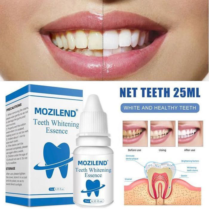 Blanchisseur Blanchiment des Dents 3D instantané Hygiène Mozilend