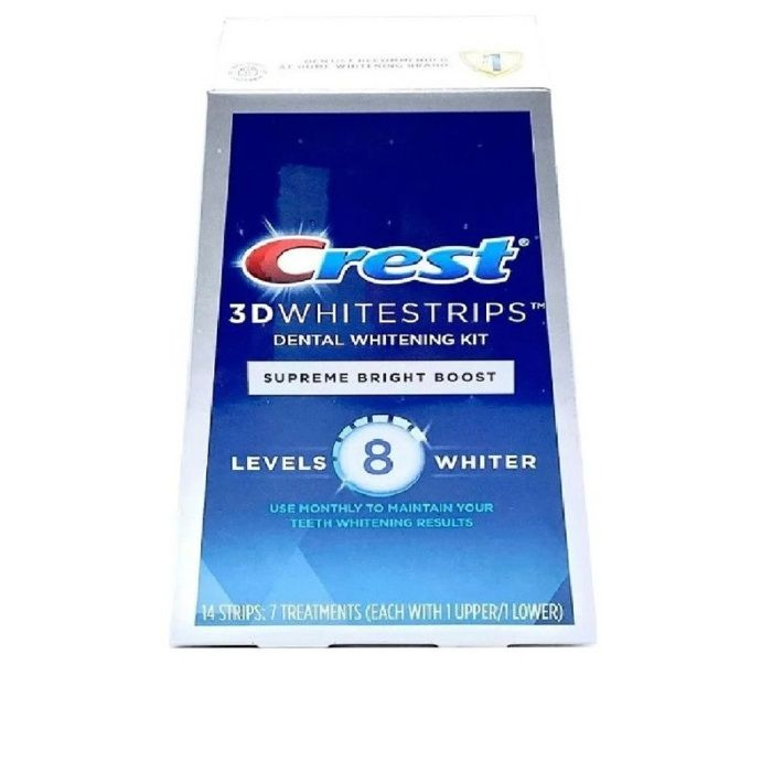 Crest 3D Whitestrips Professionnel Effets Lvl 8, 14 Bandes = 7 traitements