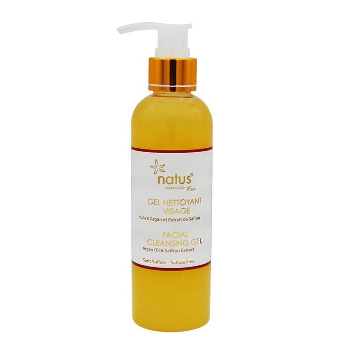 Gel nettoyant Huile d'Argan et Extrait de Safran 200ml