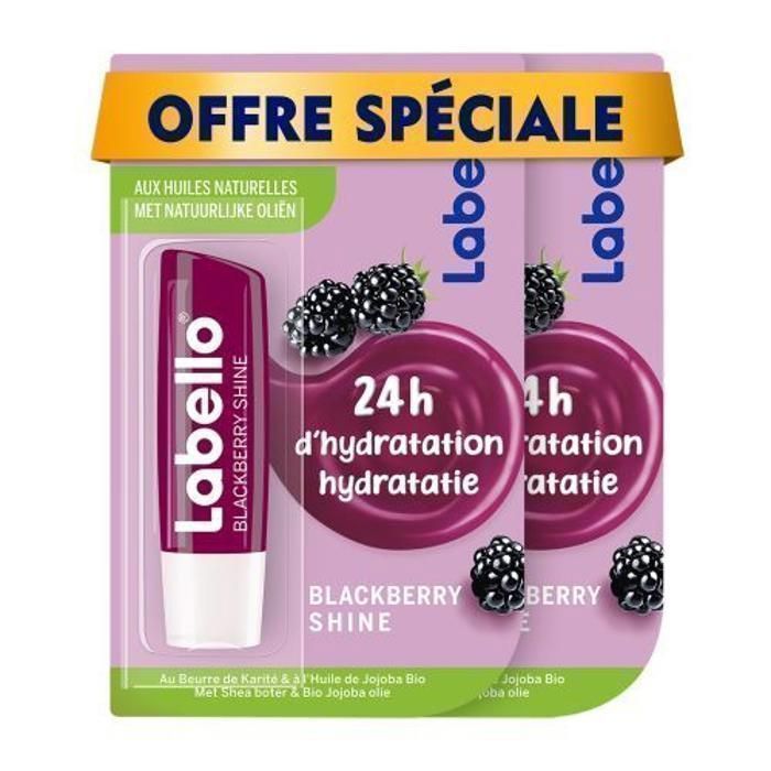 Baume à Lèvres - Blackberry Shine - 2x4.8g