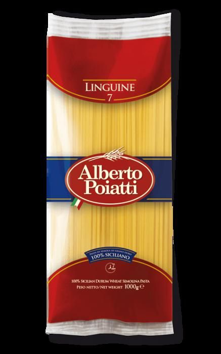 500 GR LINGUINE PATES DE SEMOULE DE BLE DUR 100% ALBERTO POIATTI