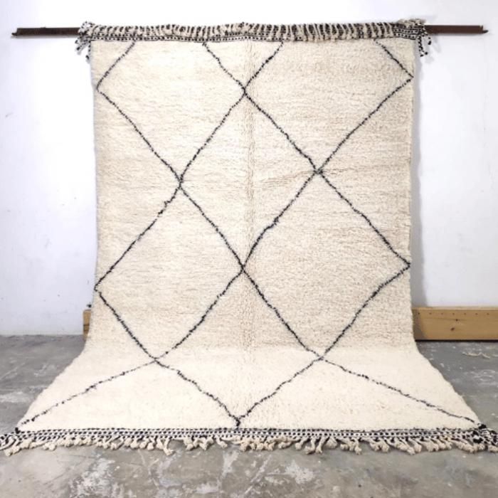 Tapis Beni Ouarain Losanges Noirs