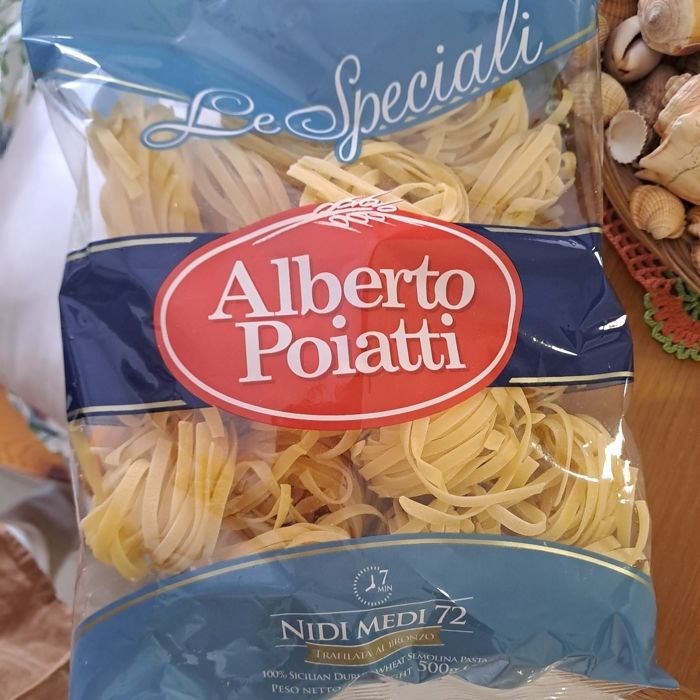 TAGLIATELLE NIDI MEDI PATES DE SEMOULE BLE DUR 500GR 100% ITALY ALBERTO POIATTI