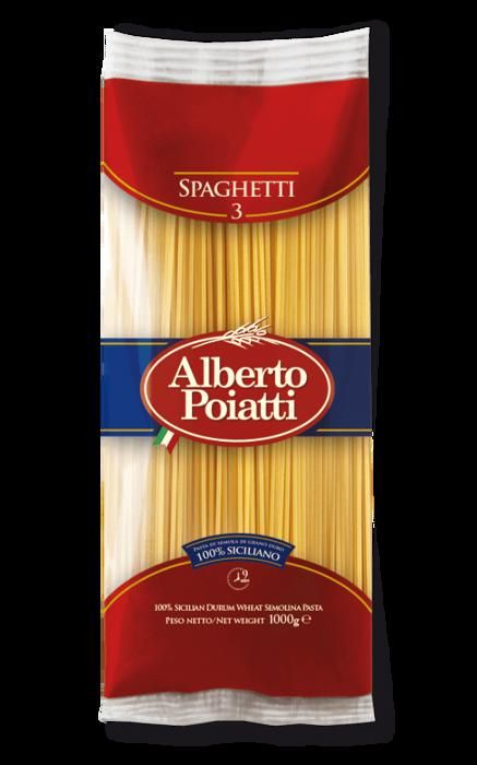 500 GR SPAGHETTI PATES DE SEMOULE DE BLE DUR  ALBERTO POIATTI 100%ITALY