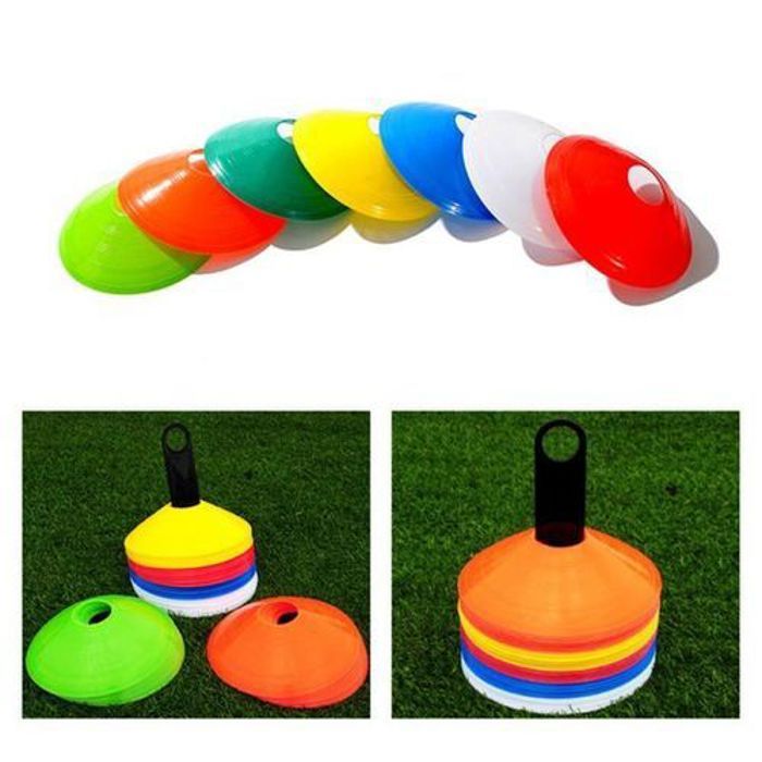 0 PCS disque plot d'entrainement football accessoires avec support