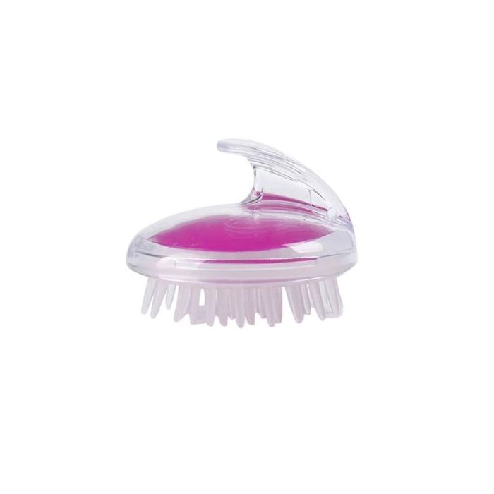 Brosse silicone anti stresse à cheveux doux massage tête shampooing cuir