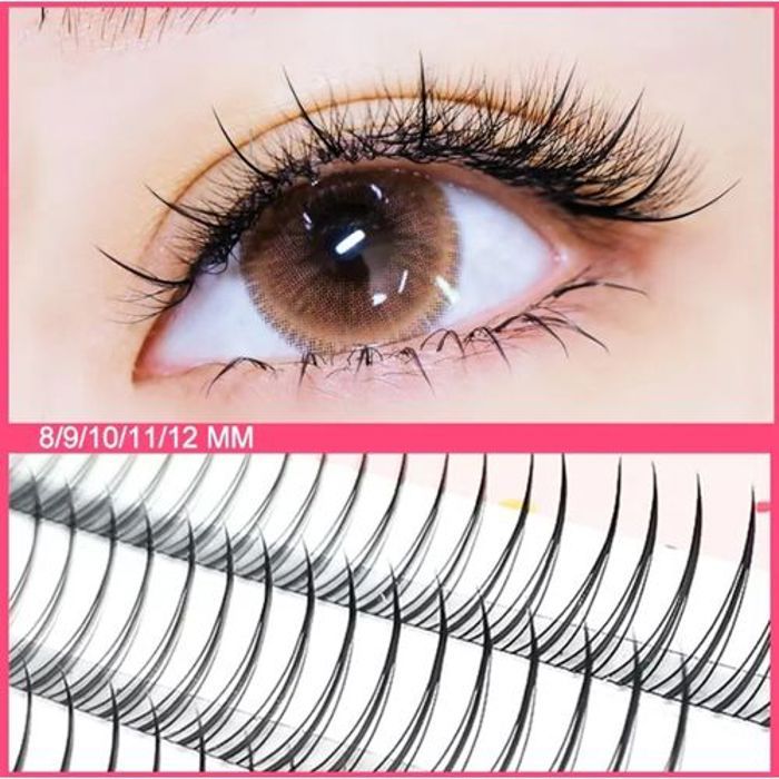 120 Faux Cils Individuels Extension de Cils effet naturel