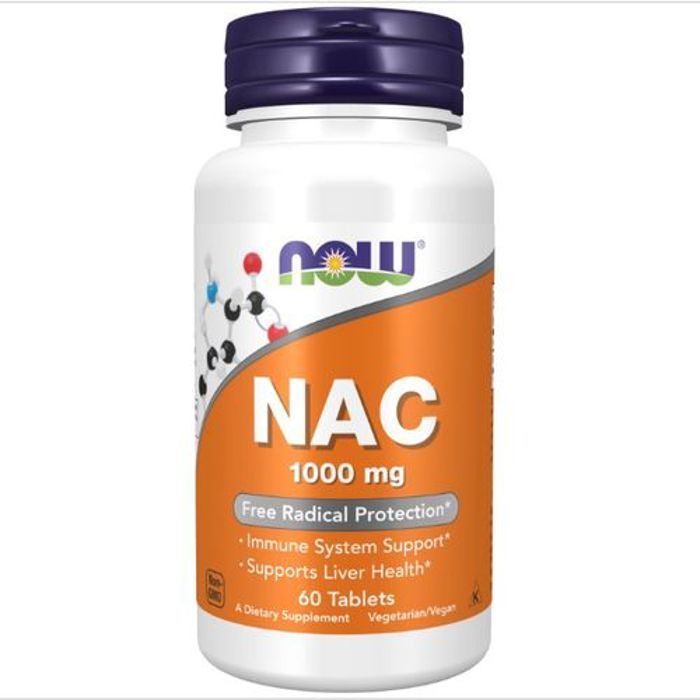 NAC, 1000 mg, [Renforce système immunitaire, Soutient santé du foie] 60 Comprim