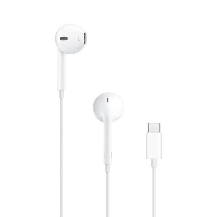 Apple EarPods, Écouteurs iPhone 15,Câble USB-C,Blanc