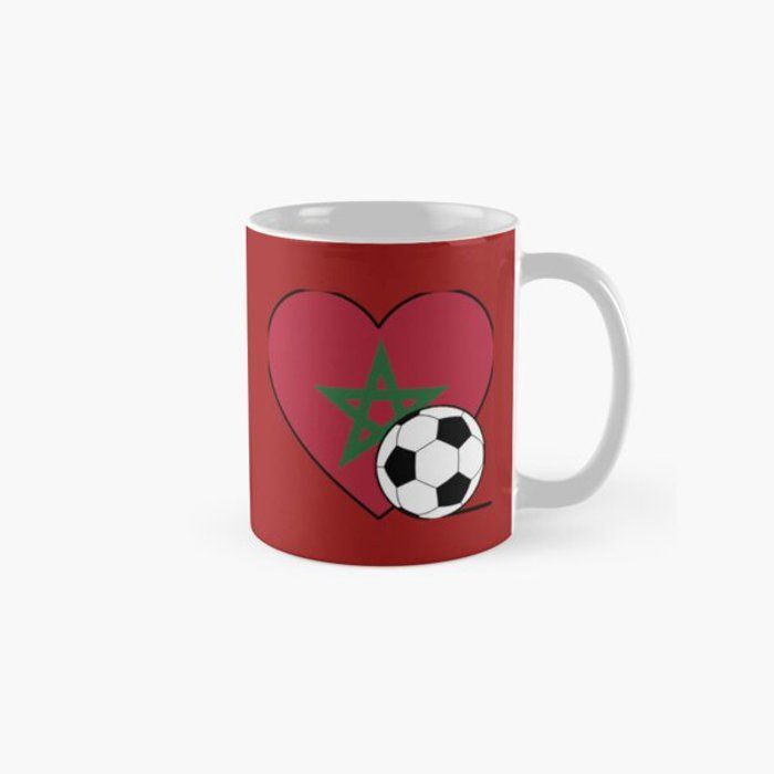 Coeur Maroc Football Mug classique