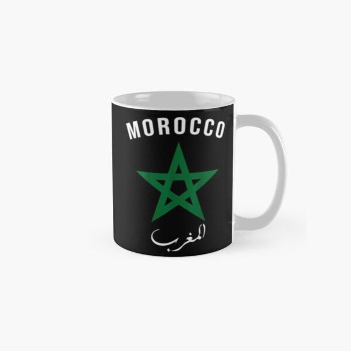 Maroc Football Drapeau Mug classique