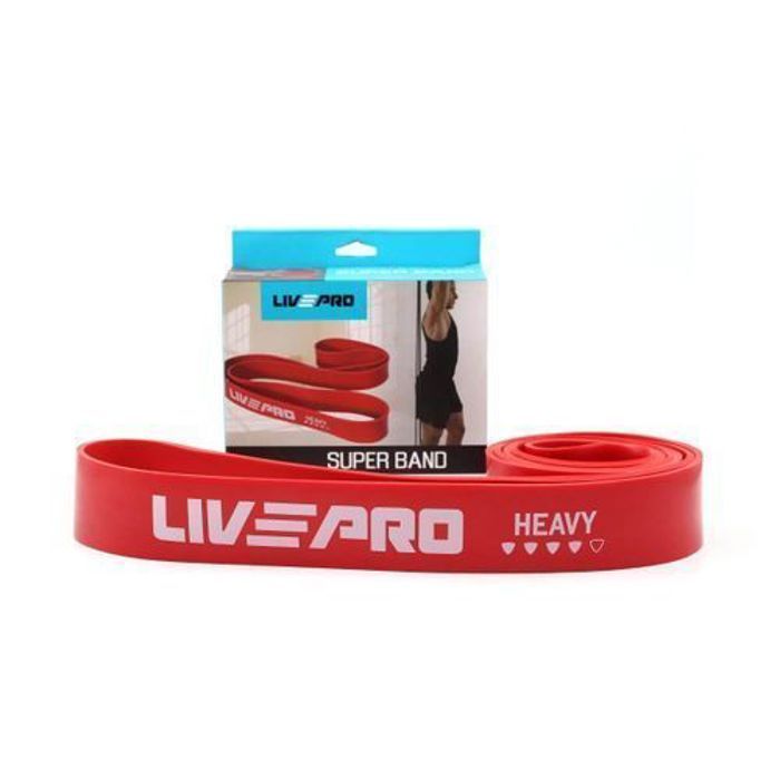 Bande de boucle PRO SUPER RÉSISTANCE Light 22KG - 80KG - rouge