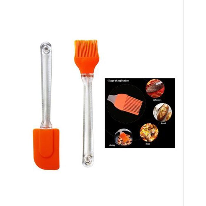 Spatule de cuisine plus Brosse en silicone Alimentaire.