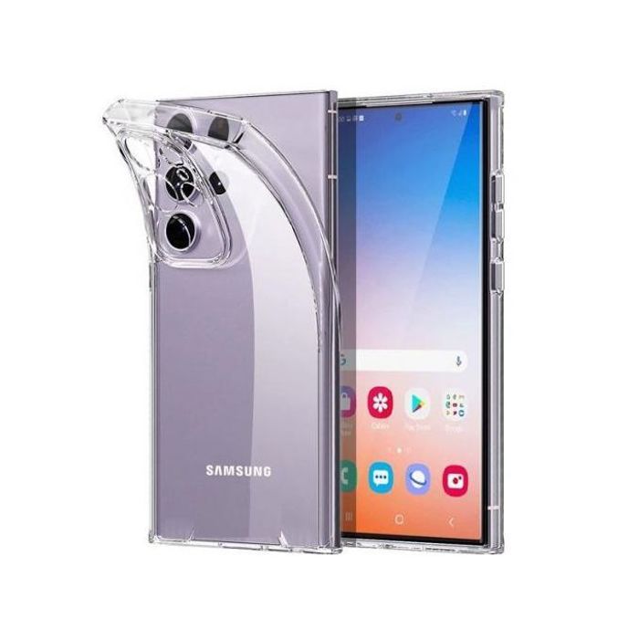 Coque pour smartphone - Samsung - Galaxy S23 Ultra - Silicone - Transparente - Antidérapante
