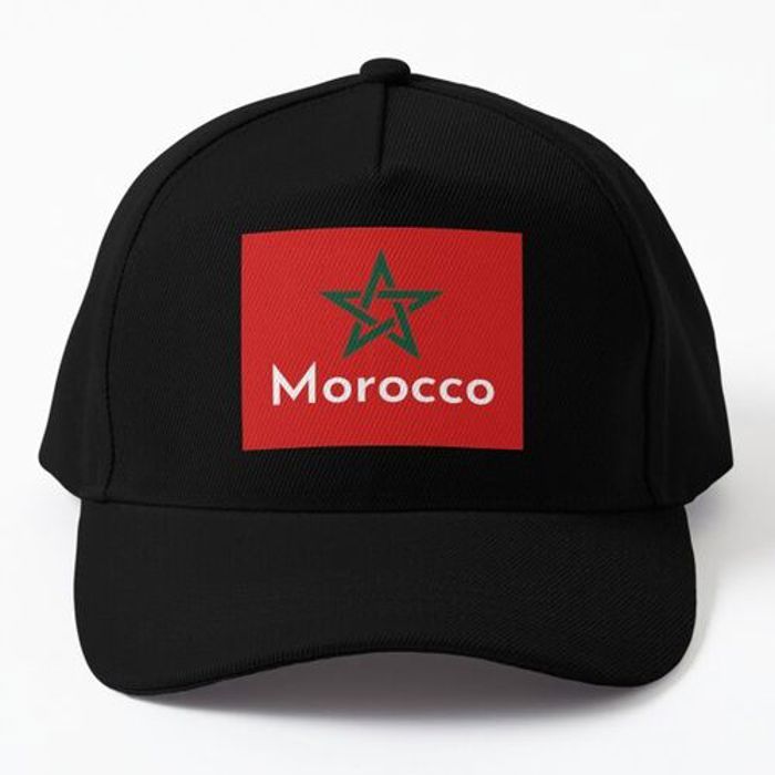 Morocco football team, morocco soccer 2022, World cup, Casquette Noir