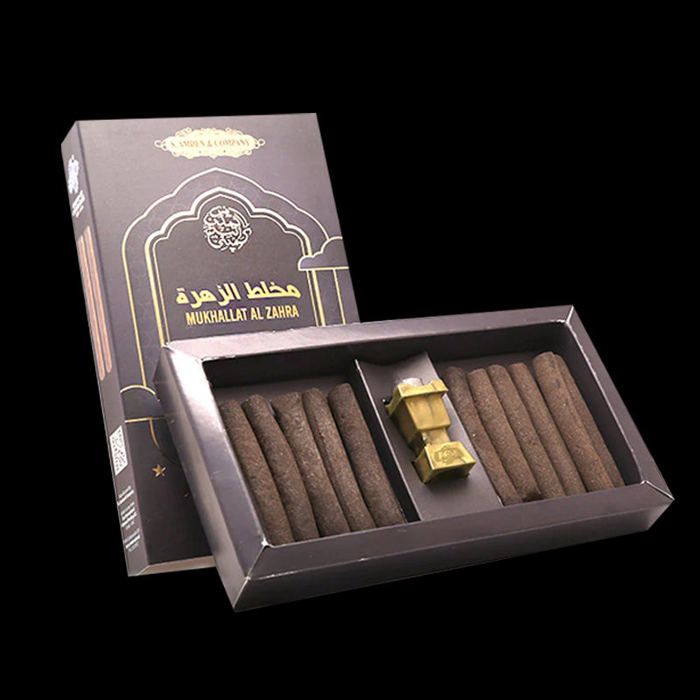 Bakhoor luxe Zahra (12 bâtons brûleur gratuit)