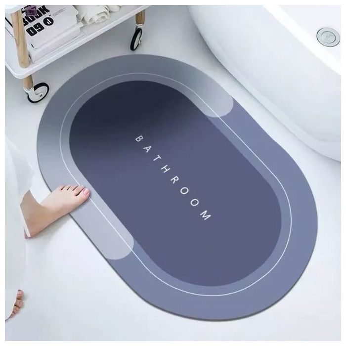 Tapis Salle de Bain Super Absorbant Tapis Douche doux et Antidérapant