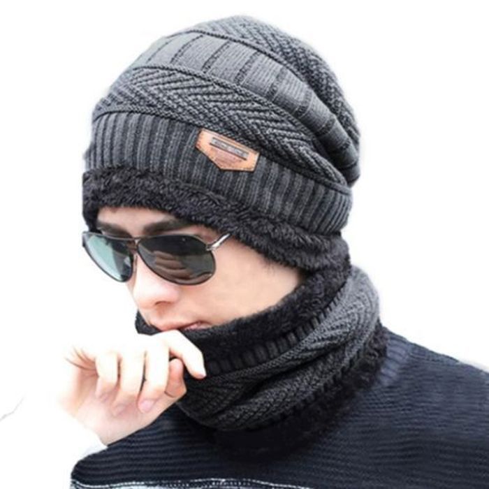 Ensemble de bonnets et écharpes pour hommes femmes